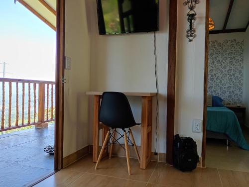 Country cabin with panoramic of the montains Tamesis - cabana refugio entre nubes in Támesis