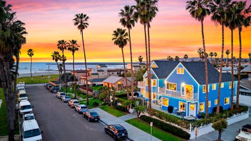 The Famous Big Blue Compound in Ocean Beach
