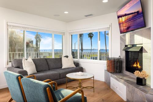 The Famous Big Blue Compound in Ocean Beach