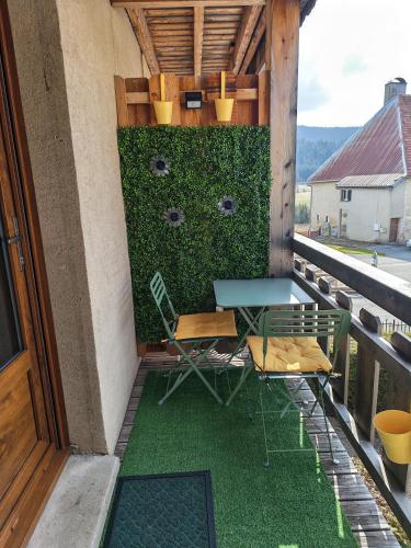 Balkons/terase, Studio Stylisé Chalet (Studio Stylise Chalet) in Longevilles-Mont-d'Or