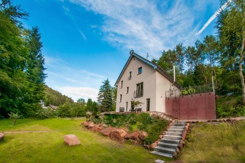 A szálláshely kívülről, Ferienhaus waldReich in Külváros