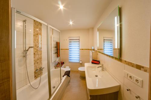 Fürdőszoba, Ferienhaus waldReich in Külváros