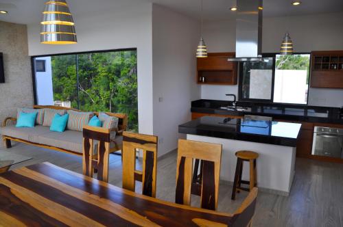 ห้องครัว, Villa Eva Luxury Akumal in ทูลัม