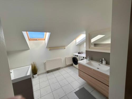 Bathroom, Apartment in the city center in Kunioniai