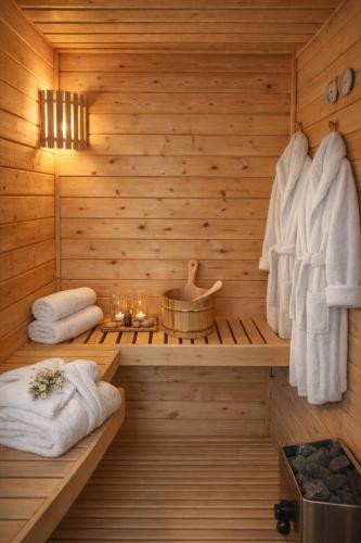 Appartement bien-être pour deux avec sauna privatif et piscine naturelle - Le Domaine des Fleurs Gérardmer