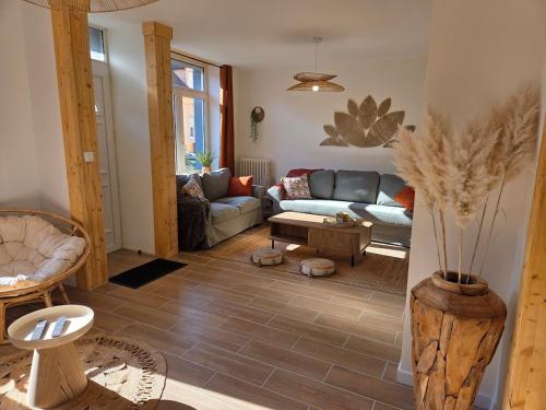 Cocon Bohème Maison 12 pers voir 14 plage 15 min à pied - Location saisonnière - Le Portel