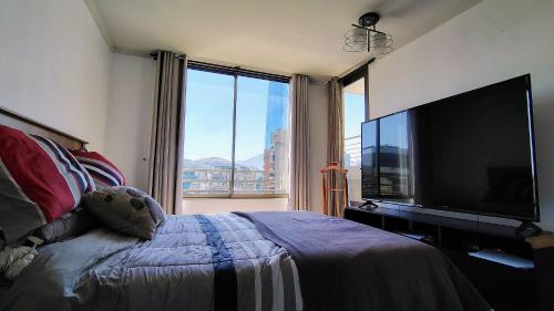 Pleasant Close to Costanera Center with A/C