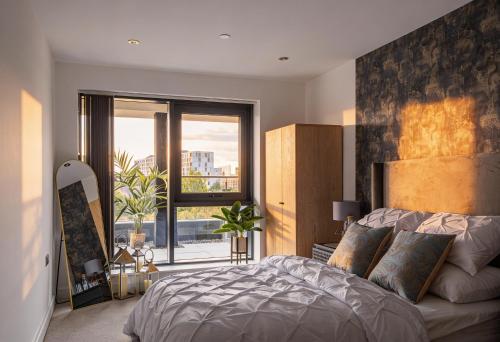 Leeds City Centre 2BR Apartment - Luxury Stay with Private Terrace, Leeds (Foto 3)