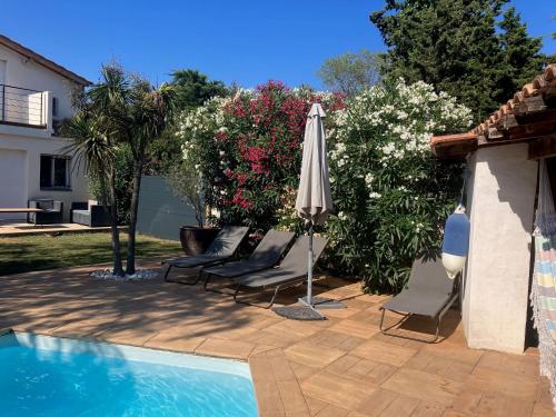Villa avec piscine proche de la mer in Perols