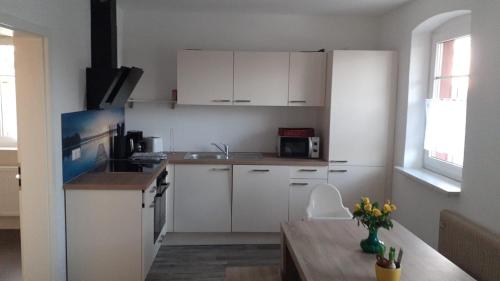 Køkken, Seeperle Weißenstadt Wohnung Ochsenkopf in Weissenstadt