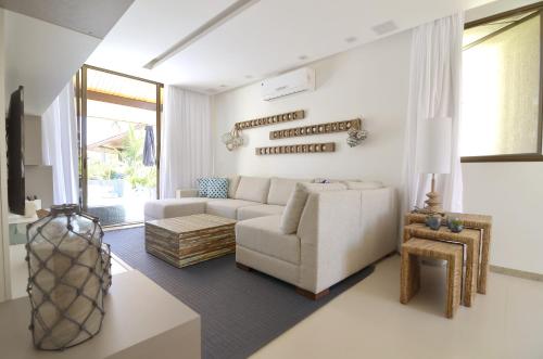 Ruang bersama/area TV, Novo Bangalo no Malawi Beach House com Premium Service in Porto De Galinhas