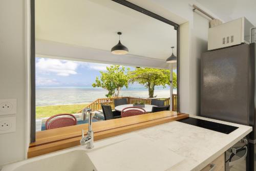 Kilátás, Raina Lodge Moorea Haapiti - Fare Keali'i - Piscine privée - Vue plage et Lagon (Raina Lodge Moorea Haapiti - Fare Keali'i - Piscine privee - Vue plage et Lagon) in Hauru