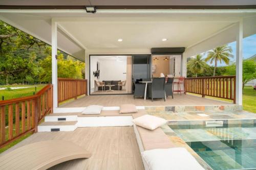 Létesítmények, Raina Lodge Moorea Haapiti - Fare Keali'i - Piscine privée - Vue plage et Lagon (Raina Lodge Moorea Haapiti - Fare Keali'i - Piscine privee - Vue plage et Lagon) in Hauru