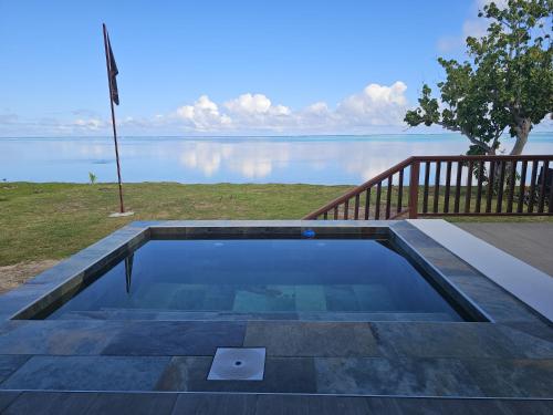 Kilátás, Raina Lodge Moorea Haapiti - Fare Keali'i - Piscine privée - Vue plage et Lagon (Raina Lodge Moorea Haapiti - Fare Keali'i - Piscine privee - Vue plage et Lagon) in Hauru