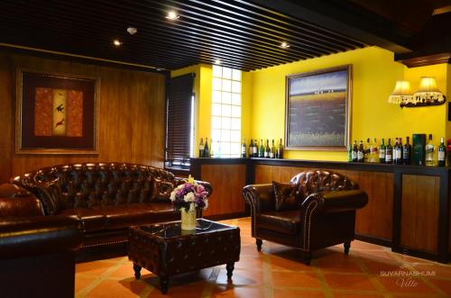 Bar/lounge, Suvarnabhumi Ville Airport Hotel in Suvarnabhumi Airport