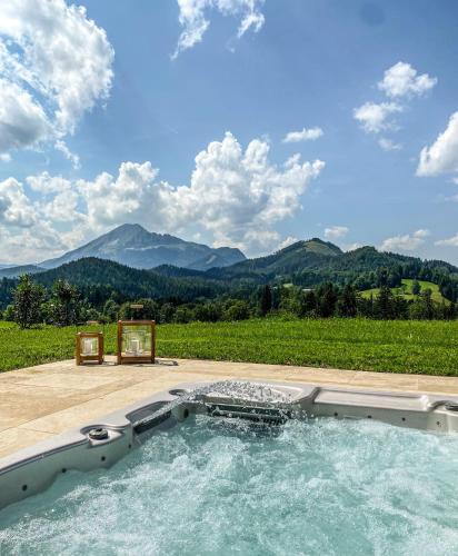 Skats, Ferienvilla Joachimsberg mit Swimspa, Sauna und Ötscherblick (Ferienvilla Joachimsberg mit Swimspa, Sauna und Otscherblick) in Wienerbruck
