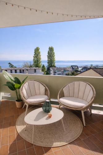 BodenseeLodge mit traumhafter Aussicht am See in Immenstaad am Bodensee, Deutschland