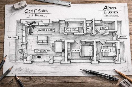  SportLodge GOLF Suite - by AlpenLuxus Collection in Kleinboden