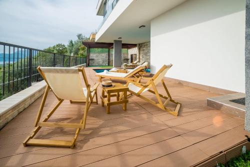 Luxury Villa Kotor Montenegro - Sea View, Pool and Sauna in Trojica
