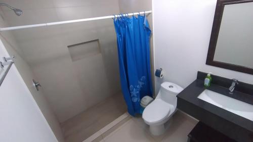浴室, Habitacion privada en Cumbres Collins in 昆夫雷斯