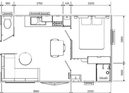 Cosy Sweet MHome 187 - Camping - Saint-Hilaire-de-Riez