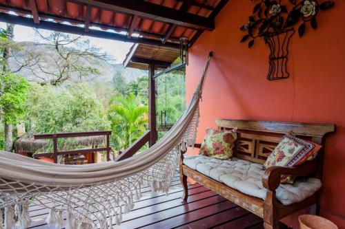 Balkon/terasa, PASSAREDO - Casa de Campo Fazenda Inglesa in Moura Brazil
