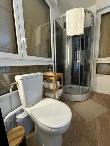 Fürdőszoba, Studio neuf cosy et lumineux dans appartement moderne in Clichy-sous-Bois