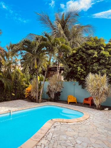 Villa Creole 3 chambres piscine le Gosier – khách sạn tại Dampierre