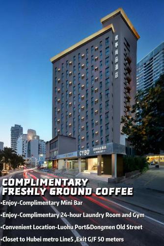 Exterior view, CYBO Station SSAW Shangpin Hotel Luohu Shenzhen in Shenzhen