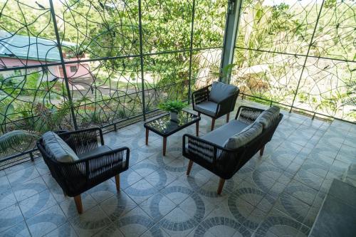 Balcony/terrace, Almond Tree Villa Beach Hideaway with Jacuzzi in Corinth