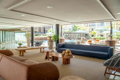 大堂, Afago Mareiro Hotel in 福塔萊薩海濱