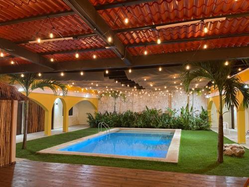 Skats, Hotel Villa Chucum in Tikuch