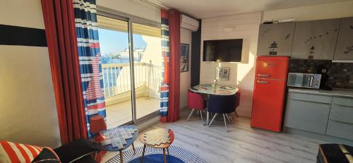 Le navigateur studio 27m2, cosy, douillet, neuf, parking privée - Location saisonnière - La Grande-Motte