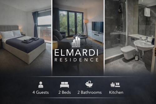 Elmardi Residence - City Centre Luxe 2-Bed Apartment, Бирмингем