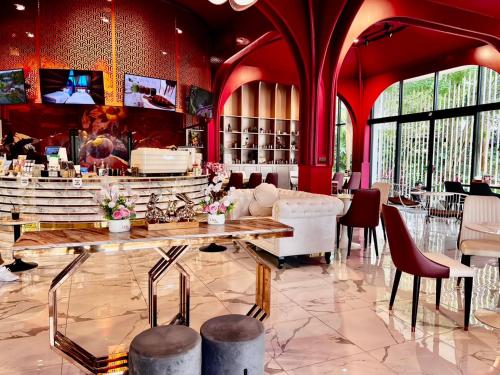 레스토랑, Fujijun Cafe & Resort in 퐁남론
