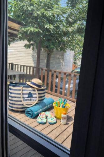 Mobilhome et Farniente Camping avec piscine