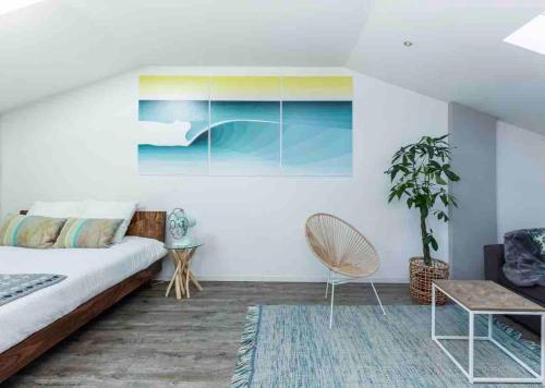 Villa L'Effet Mer, lux living by vineyard and beach in 卡普布雷通