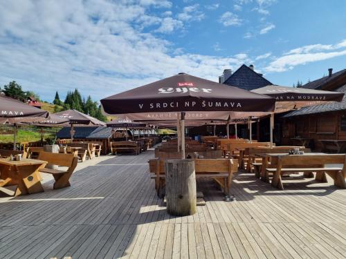 Restaurant, Penzion Pupik in Modrava