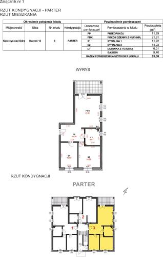 Apartament Marzeń 13 parter (Apartament Marzen 13 parter) in Kostrzyn Nad Odra