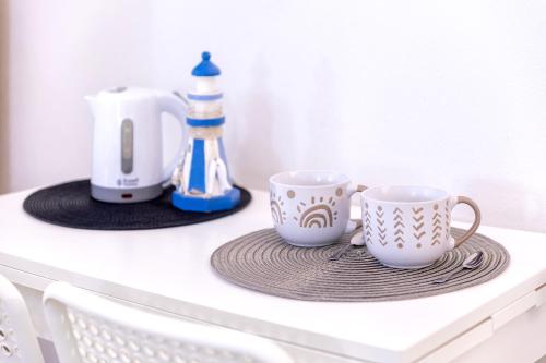 White shell rooms self check-in in Alghero