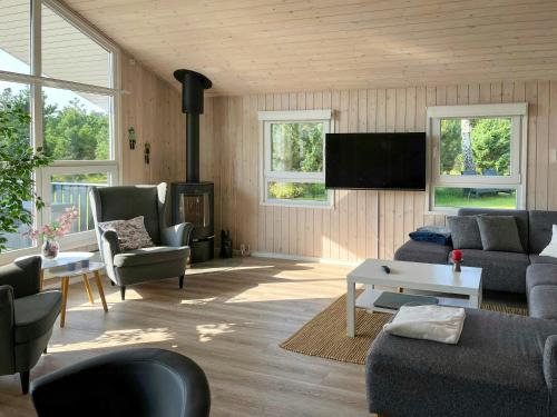 Viesnīcas āriene, Holiday Home By Beach And Forest Near Hals in Hals