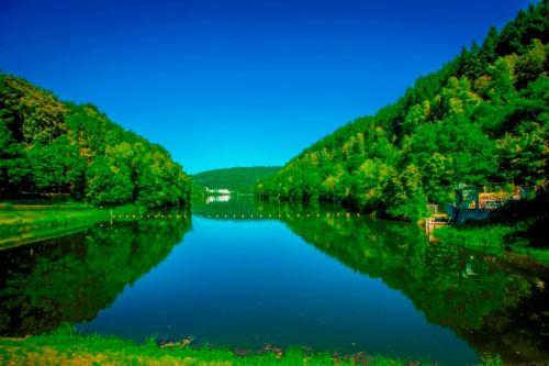 Kenu, Feriendomizil Haus am See in Biersdorf