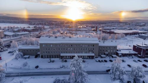 Exterior view, Postmaster Hotel in Rovaniemi