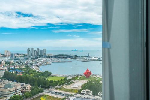 青岛万象城五四广场多米家亲子海景民宿