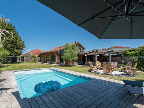 Maison familiale style loft à Biscarrosse - 10 personnes, piscin - FR-1-319-563