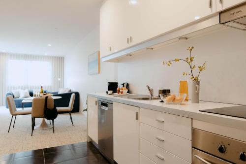 Konyha, Punthill Apartment Hotels Williamstown in Williamstown