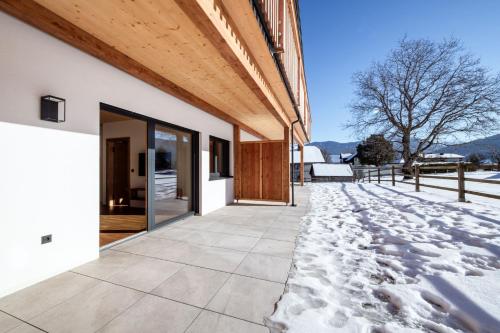 陽台/露台, dein Dahoam Boutique Appartements in 格勒布明鎮中心