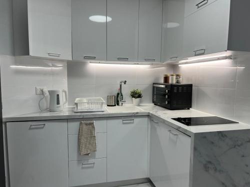 Cocina, Beautiful Sea View Apartment Ashkelon in Ascalón