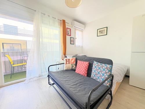 Studio à Canet Plage 200m Mer Balcon - Location saisonnière - Canet-en-Roussillon
