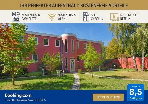 Residence Moai - Gardenview - Business Travel - kostenloser Parkplatz, Glasfaser, Waschtrockner, Smart TV, Qbo ESSENTIAL, ergonomischer Schreibtisch in Erlangen, Deutschland